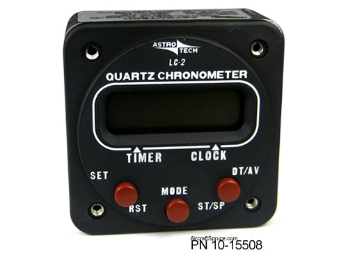 Astrotech LC-2 Clock 2-1/4 Panel MNT Backup Batt