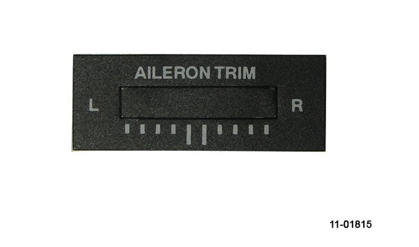 RAC Aileron Trim Label Large FOR R2S Rocker Switch