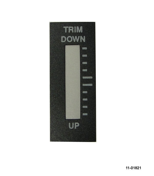 RAC Elevator 1 Trim Label Small FOR RP3 Indicator