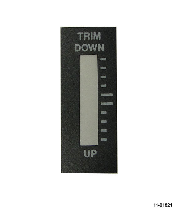 RAC Elevator 1 Trim Label Large FOR R2S Rocker Switch