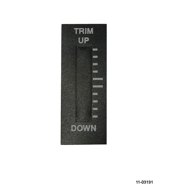 RAC Elevator 2 Trim Label Small FOR RP3 Indicator