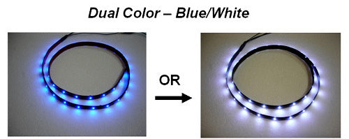 Pilot FLX LED Inst Blu/Wht 12V