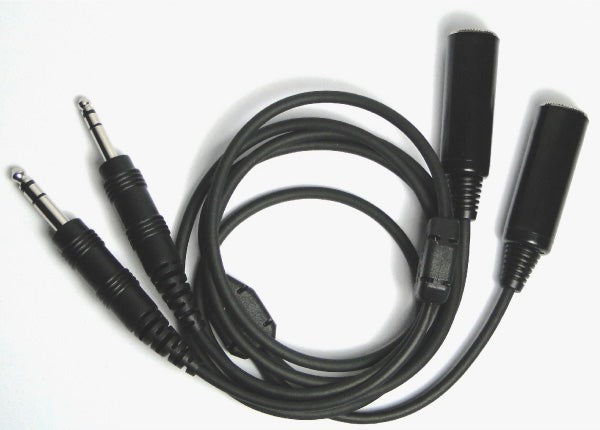 Pilot USA PA 77S Dual GA Stereo 25 FT Extension Cable