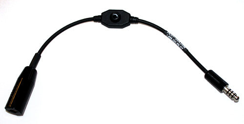 Pilot USA PA 98 Helicopter IN Line Volume Control Adapter