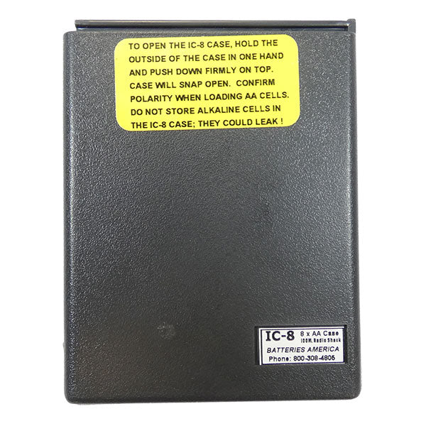 BA IC 8 AA 8 Cell Battery Case FOR Icom AND Delcom Radios