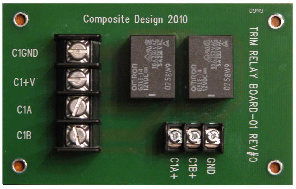 Single Axis Trim Relay Board 24v