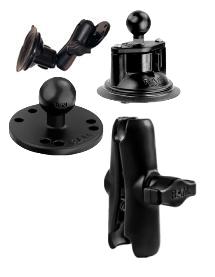 EKP V AND GEO Pilot II Plus Suction Dash Mount