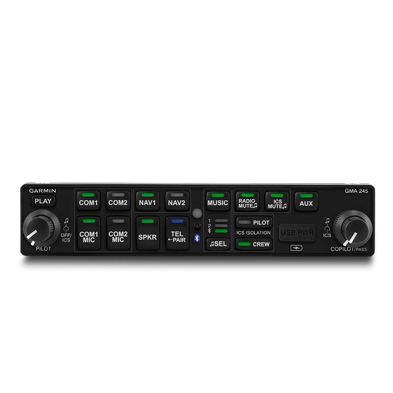 Garmin GMA 245 Audio Panel 6 Place Stereo NON TSO
