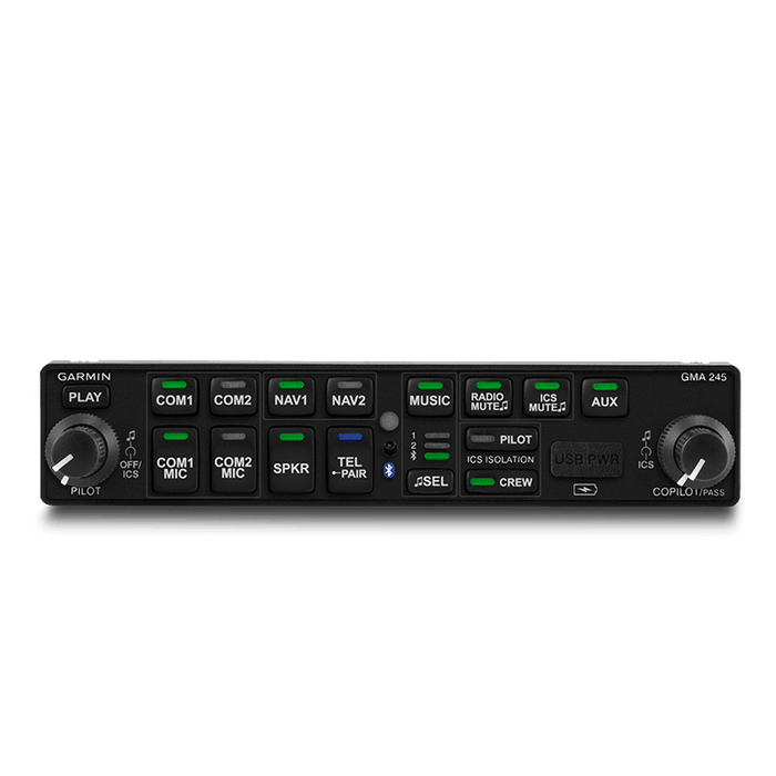 Garmin GMA 245 Audio Panel 6 Place Stereo NON TSO