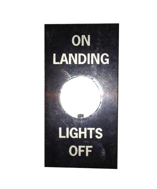 Switch Plate FOR Land Light KT