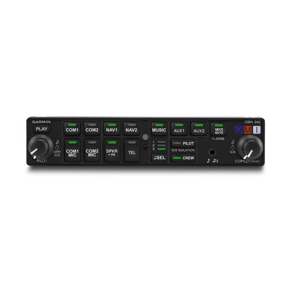 Garmin GMA 342 Audio Panel 6 Place TSO