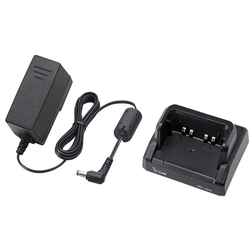 Icom BC224E Rapid Charger W/BC123SE (Euro Plug)