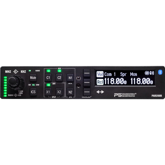 PS ENG PAR 200B Audio Panel With Trig TY91L Remote 8.33 KHZ Transceiver