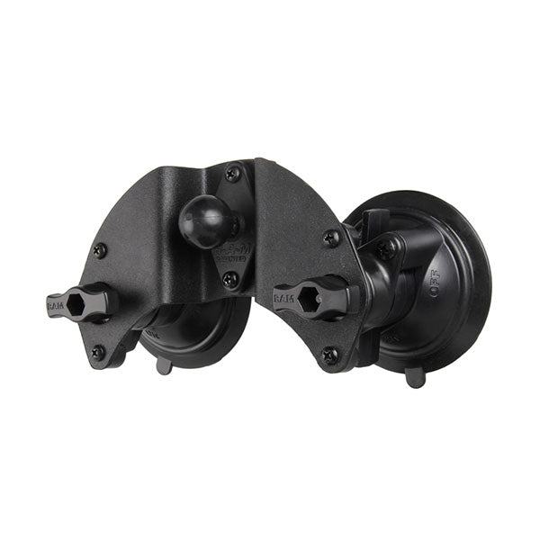 RAM Upkd Double Suct Base Pivot W/Ball