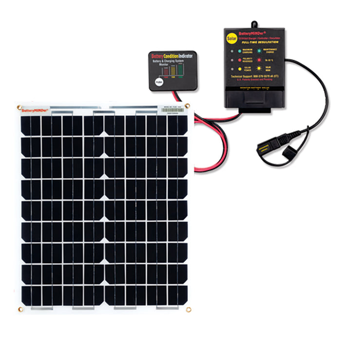 Batteryminder 12V/24V Aviation Adjusted Solar Charger W/20W Solar Panel FOR Odyssey Batteries