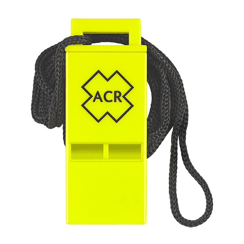 ACR WW-3 Res-Q Whistle/ 18 Lanyard. Card