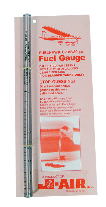 Fuelhawk C-182 39GAL Fuel Gauge