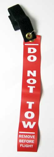 York DO NOT TOW Warning Flag