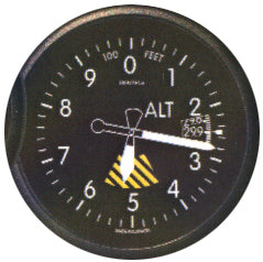 Round Altimeter Fridge Magnet