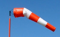 AWS Windsock 8X36 Orange & White