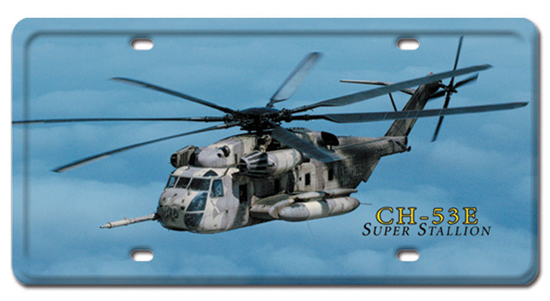 Super Stallion Metal License Plate 12X6