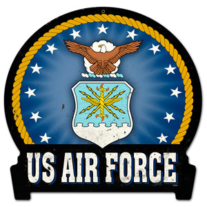 US AIR Force Metal Sign 16X15