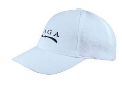 Saga Coolmax White HAT ONE Size Fits Most