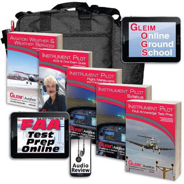 Gleim Deluxe Instrument Pilot KIT W/ Audio Review