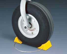 Molded Wheel Chocks - Tigerchocks Yellow