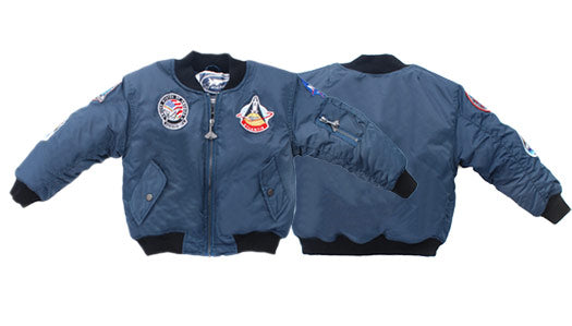 Space Shuttle Jacket Blue 5 Patch 24M