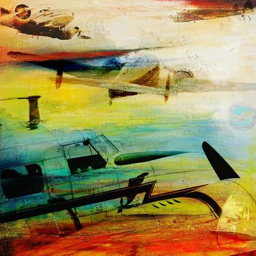Martin Young ART Lockheed Model 12 Print 30X30