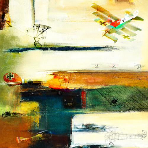 Martin Young ART Over THE Trenches 20X20