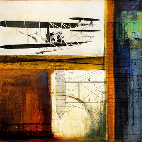 Martin Young ART THE Wright Flyer Print 30X30