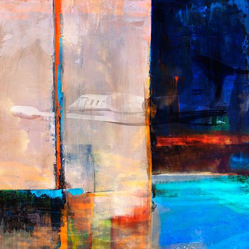 Martin Young ART Learjet Print 20X20