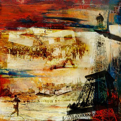 Martin Young ART 21 Seconds IN THE 14 BIS Print 36X36