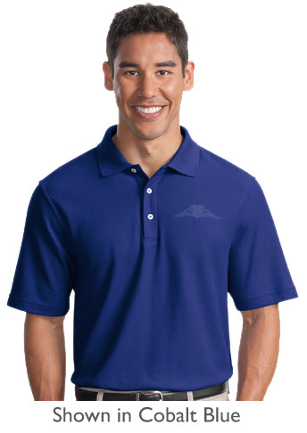 Aopa Mens EZ Pique Polo Moonlight Blue XS