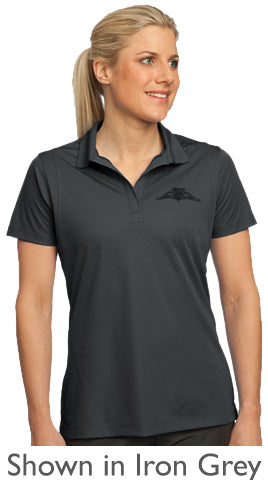 Aopa Ladies Micropique Sport Wick Polo Iron Gray MD