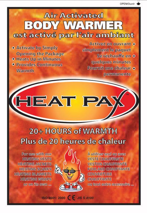 Heat PAX AIR Activated Body Warmer