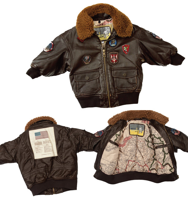 Topgun Kids Aviator Bomber Jacket Size 12