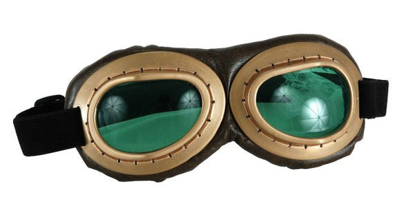 Aviator Goggles Slv-Blk/Clr