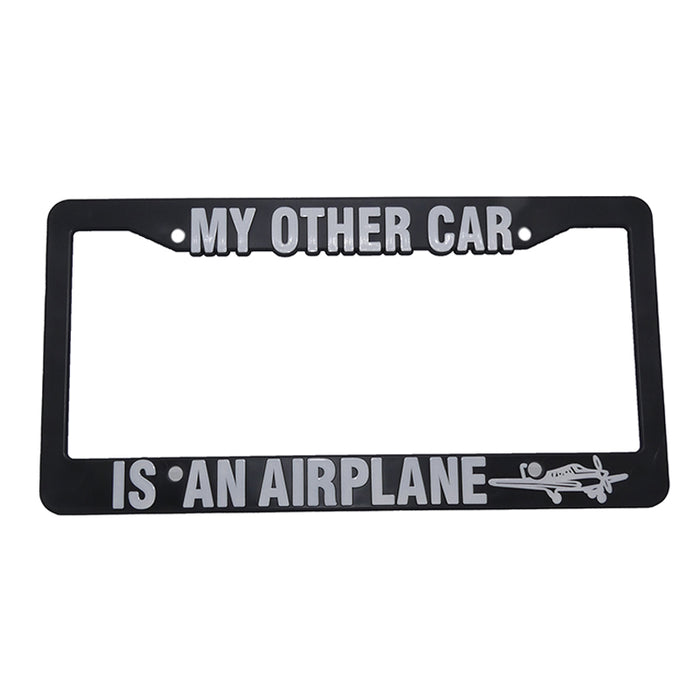 MY Other CAR IS AN Airplane License Plate Frame