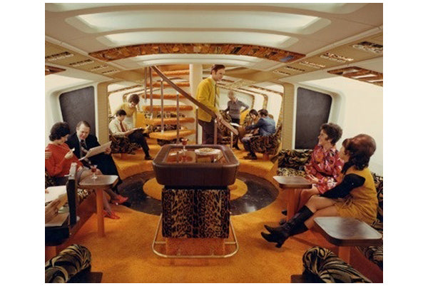 Boeing 747 Interior View Postcard