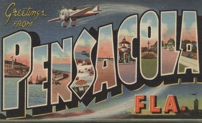 Pensacola Florida Postcard