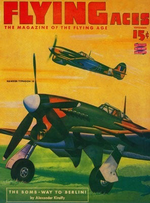 Flying Aces MAG Cover THE WAY TO Berlin Postcard