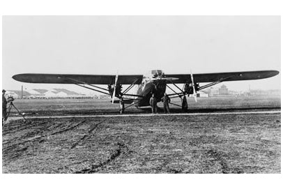 Postcard Patrician THE Largest Passenger Plane