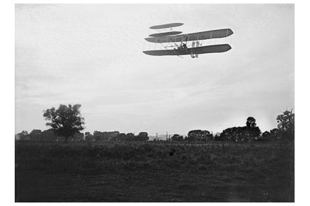 Postcard Orville Wright ON FLT 41 AT 60 FT High