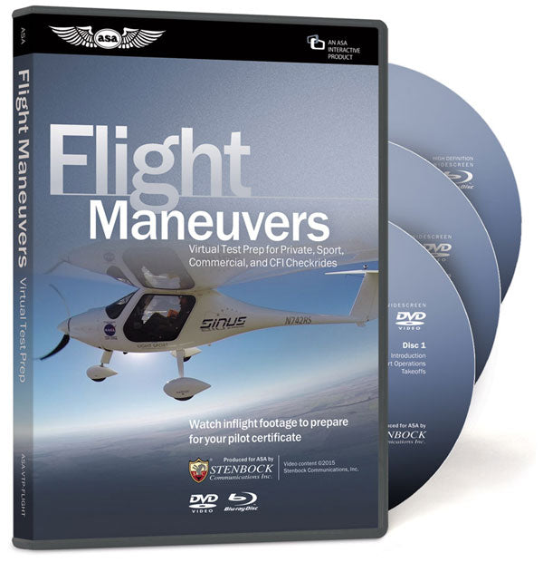 ASA Flight Manuevers Virtual Test Prep Dvd/Blu