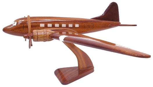 DC-3 Mahogany Wood Model