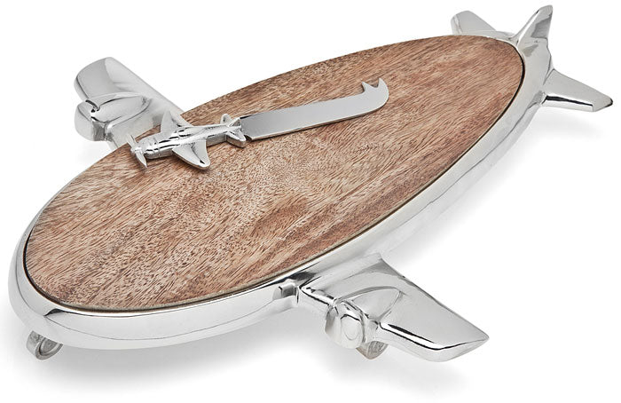 Airplane Wooden Cheese Board