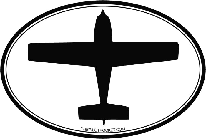 Airplane Magnetic CAR Decal